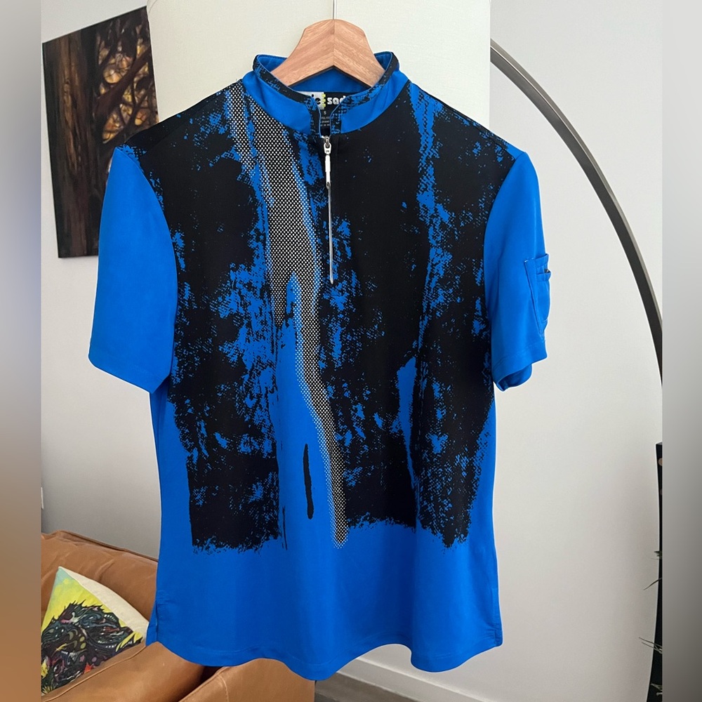 Jamie Sadock 1/4 Zip Short Sleeve Golf Polo